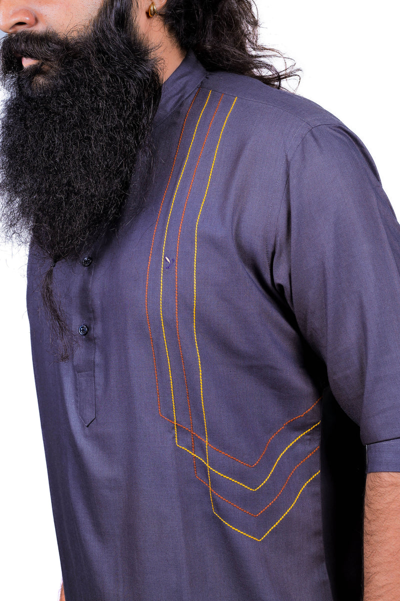 A Thread Style Kurta For Men