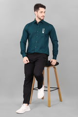 A Casual Pocket Strip Shirt For Men