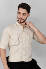 Strip Two Pocket Shirt For Men