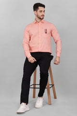 A Casual Pocket Strip Shirt For Men