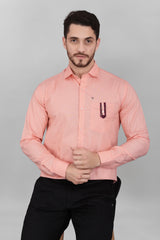 A Casual Pocket Strip Shirt For Men