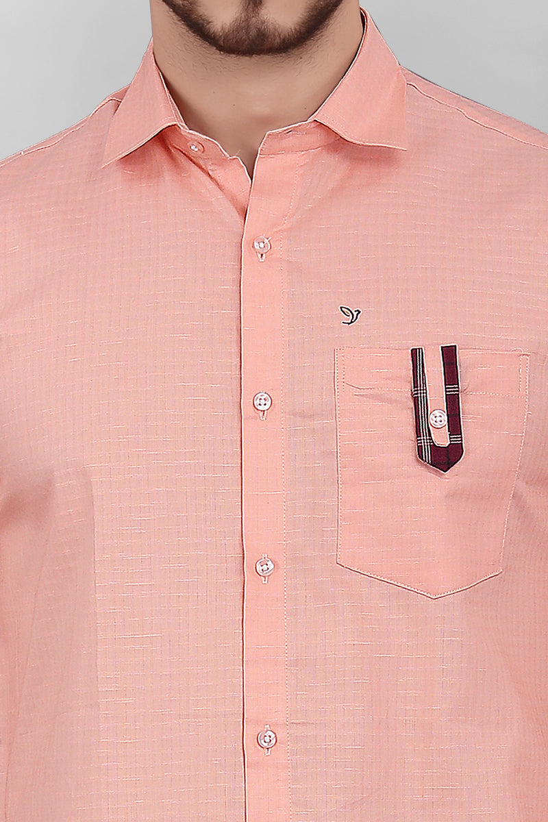 A Casual Pocket Strip Shirt For Men