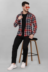 Check Casual Linen Shirt For Men