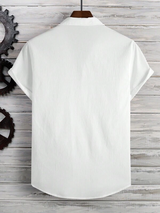 ERA WHITE HALF SLEEVE SHIRT FOR MEN