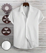 ERA WHITE HALF SLEEVE SHIRT FOR MEN