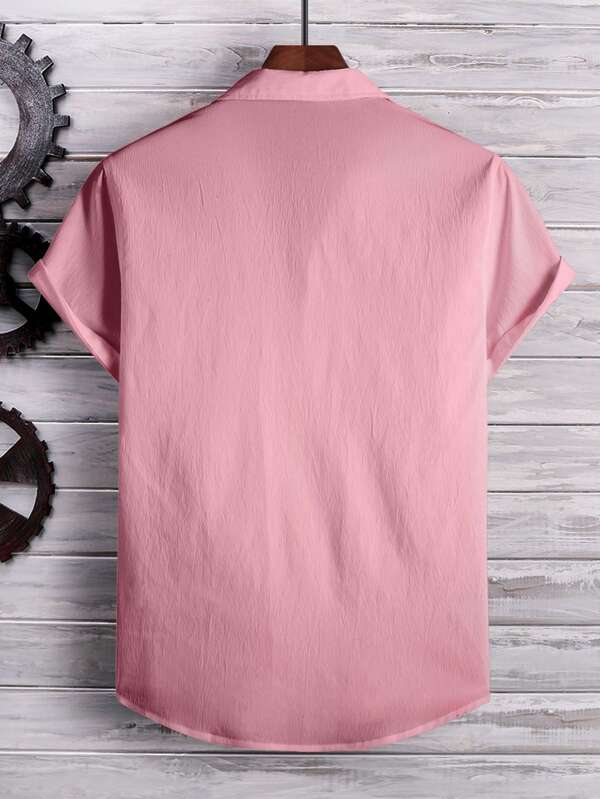 ERA PINK HALF SLEEVE SHIRT FOR MEN