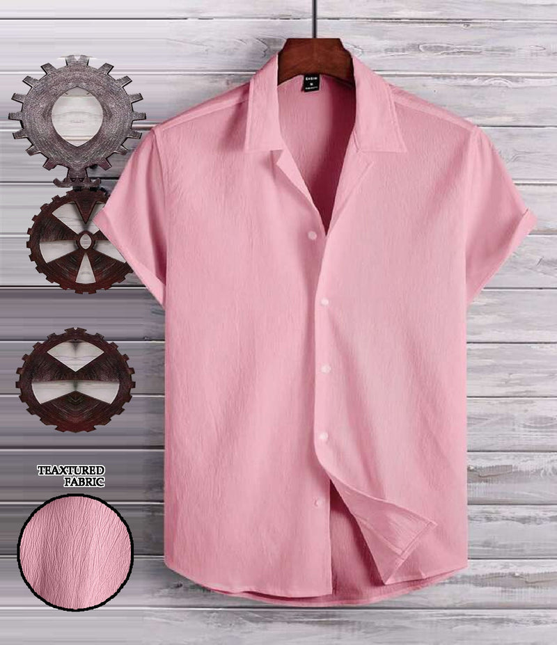 ERA PINK HALF SLEEVE SHIRT FOR MEN