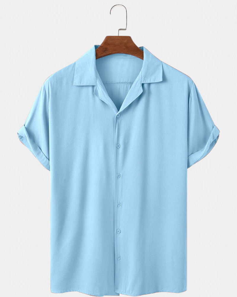 CANARY SKY HALF SLEEVE SHIRT FOR MEN