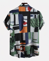 ABSTRACT MULTI PRINTED SHIRT FOR MEN